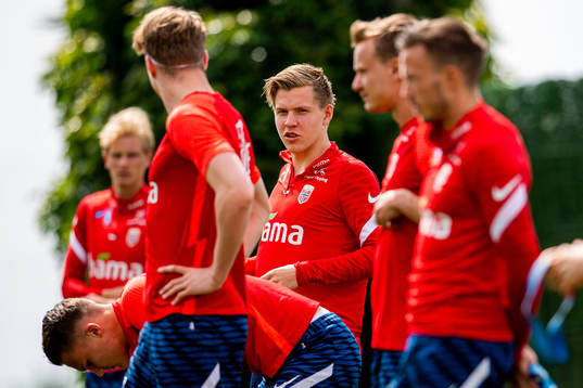 Jens Petter Hauge of the Norwegian national football team