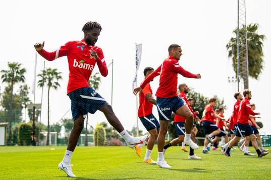 Tokmac Nguen and Ruben Gabrielsen of the Norwegian national
