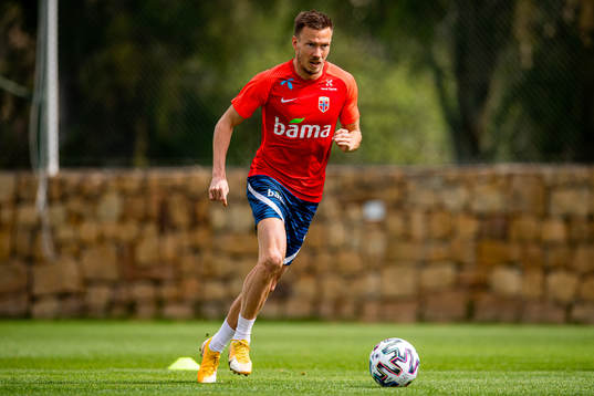 Martin Linnes of the Norwegian national football team