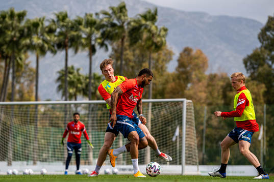 Kristian Thorstvedt, Joshua King and Mats Møller Dæhli of