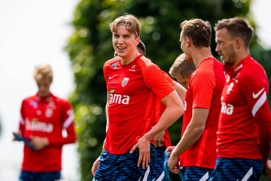 Kristian Thorstvedt of the Norwegian national football team