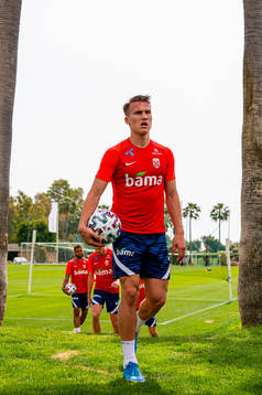 Leo Østigård of the Norwegian national football team