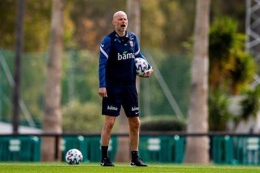 Ståle Solbakken, head coach of the Norwegian national
