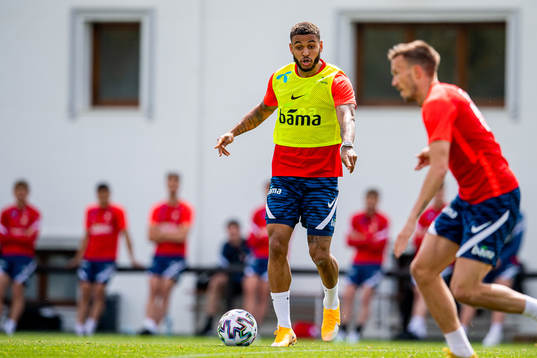 Joshua King of the Norwegian national football team