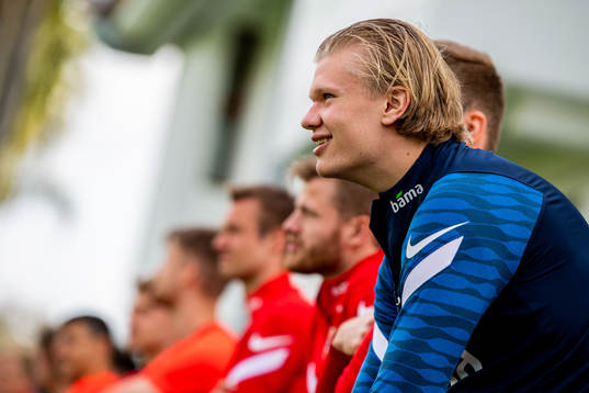 Erling Braut Haaland of the Norwegian national football team