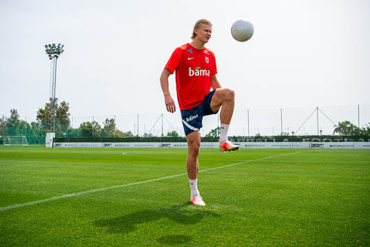 Erling Braut Haaland of the Norwegian national football team