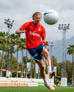 Erling Braut Haaland of the Norwegian national football team