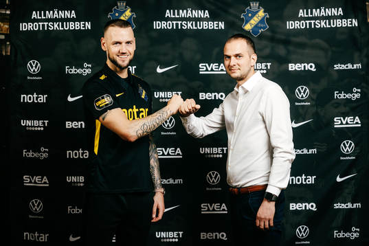 s sportchef Henrik Jurelius och Alexander Milosevic