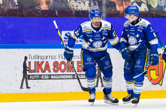 Leksands Marek Hrivik jublar