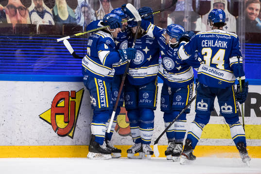 Leksands Marek Hrivik jubel
