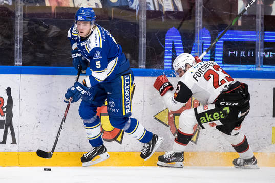 Leksands Calle Själin och Malmö Redhawks Christoffer