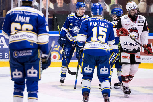 Leksands Emil Heineman jubel