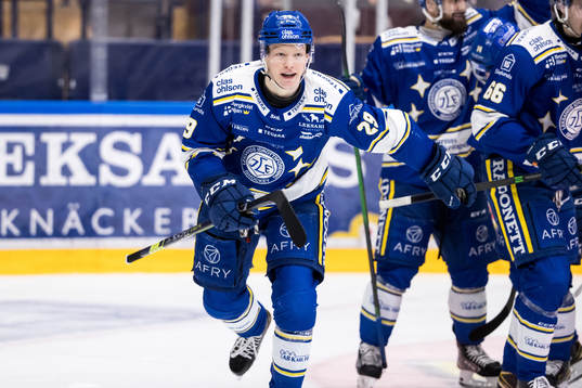 Leksands Emil Heineman jubel