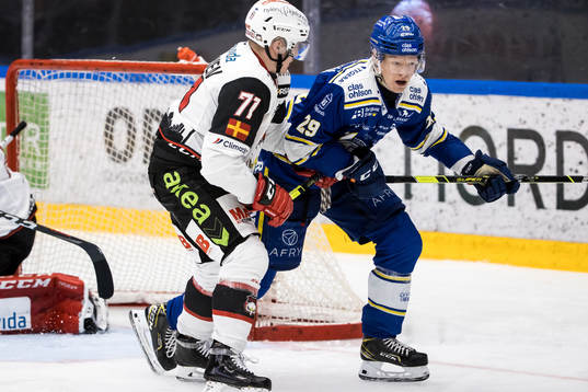 Malmö Redhawks Jan-Mikael Järvinen och Leksands Emil