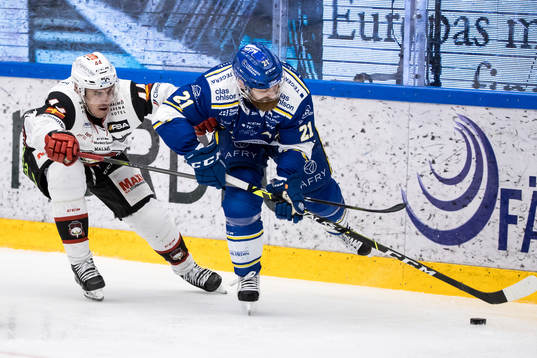 Malmö Redhawks Jesper Jensen Aabo och Leksands Mattias