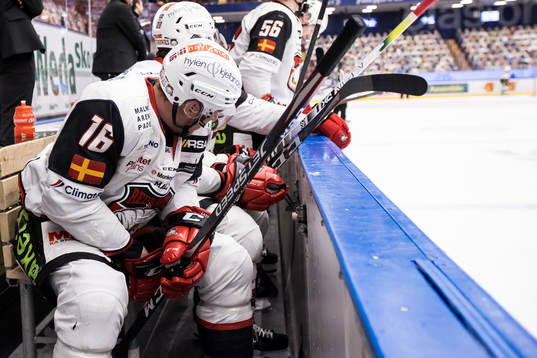 Malmö Redhawks Matias Lassen  deppar