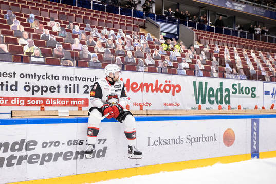 Malmö Redhawks Patrik Hersley deppar