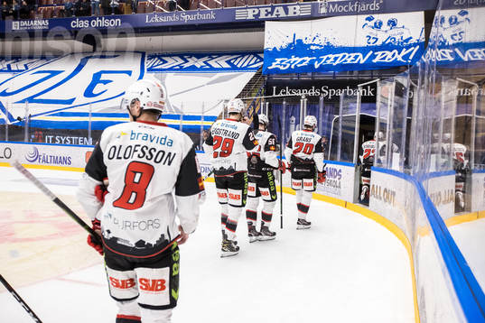 Malmö Redhawks spelarna deppar