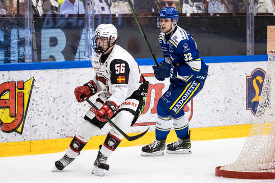 Malmö Redhawks Anton Olsson och Leksands Jesper Kandergård