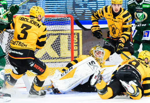 Skellefteås målvakt Gustaf Lindvall