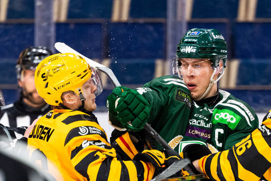 Skellefteås Linus Lindström och Färjestads Victor Ejdsell
