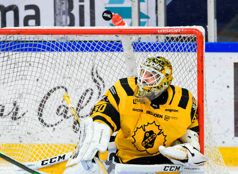 Skellefteås målvakt Gustaf Lindvall
