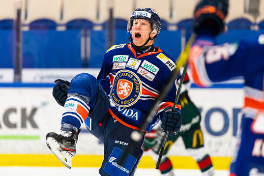 Växjös Richard Gynge jublar
