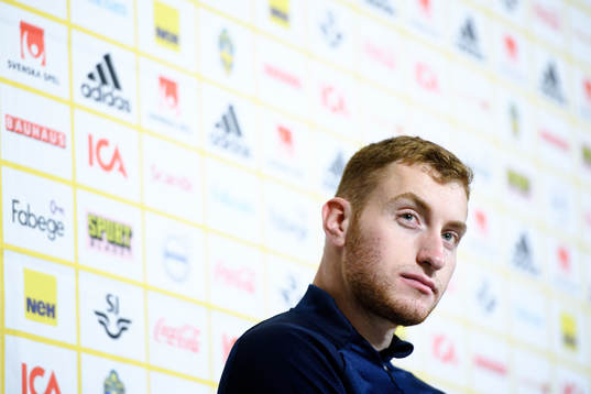 Dejan Kulusevski of the Swedish national football team