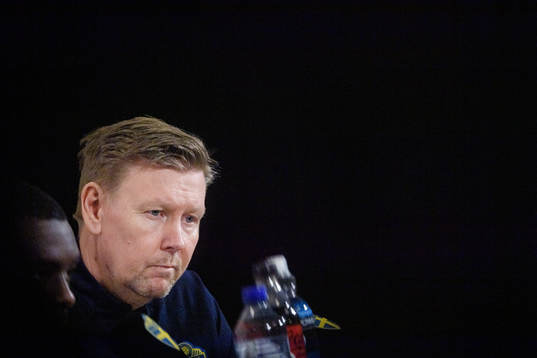 Assistant coach Peter Wettergren of the Swedish national