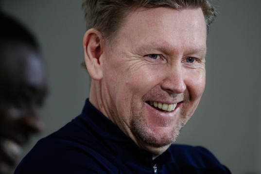 Assistant coach Peter Wettergren of the Swedish national