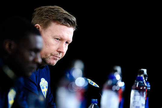 Assistant coach Peter Wettergren of the Swedish national