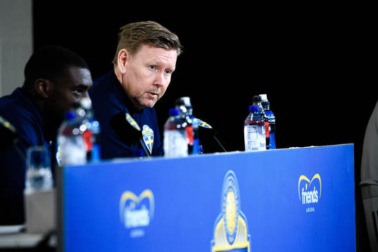 Assistant coach Peter Wettergren of the Swedish national