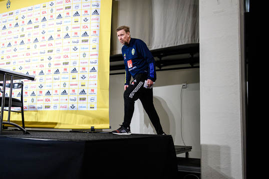 Assistant coach Peter Wettergren of the Swedish national