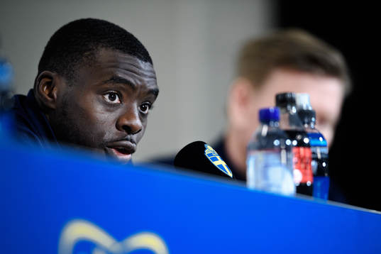 Ken Sema of the Swedish national football team
