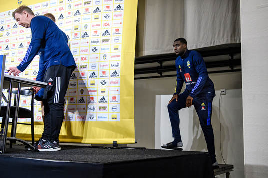 Ken Sema of the Swedish national football team