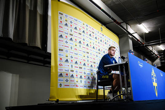 Dejan Kulusevski of the Swedish national football team