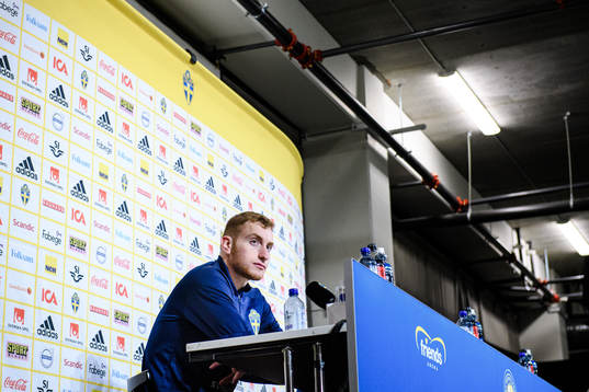 Dejan Kulusevski of the Swedish national football team