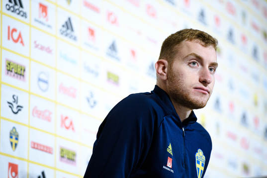 Dejan Kulusevski of the Swedish national football team