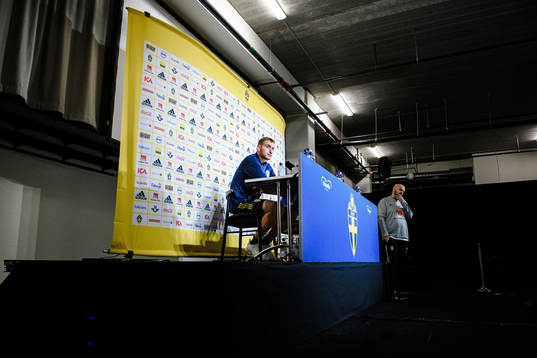 Dejan Kulusevski of the Swedish national football team
