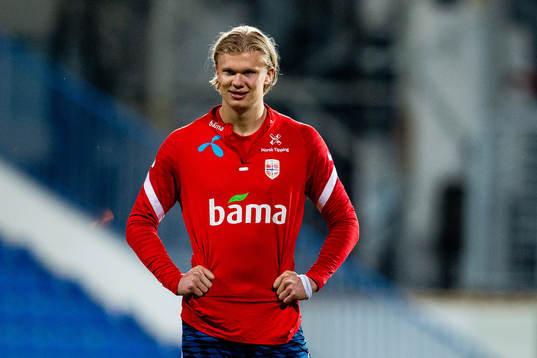 Erling Braut Haaland of the Norwegian national football team