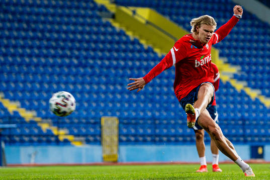 Erling Braut Haaland of the Norwegian national football team