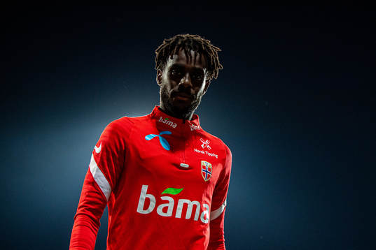 Tokmac Nguen of the Norwegian national football team