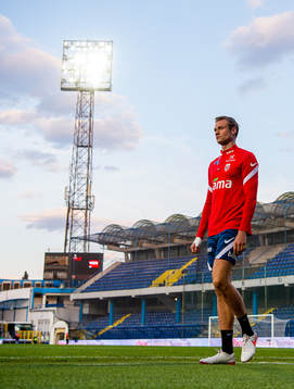 Stian Gregersen of the Norwegian national football team