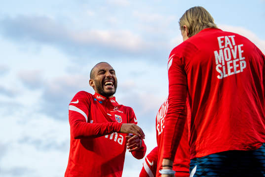 Haitam Aleesami of the Norwegian national football team