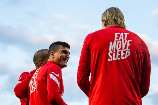 Mohamed Elyounoussi of the Norwegian national football team