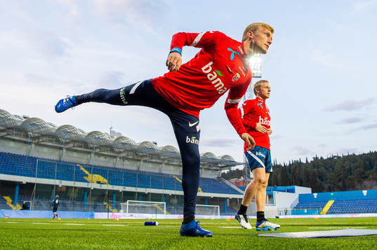 Birger Meling of the Norwegian national football team