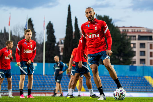 Haitam Aleesami of the Norwegian national football team