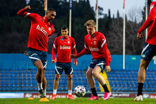 Ruben Gabrielsen, Mohamed Elyounoussi and Jens Petter Hauge