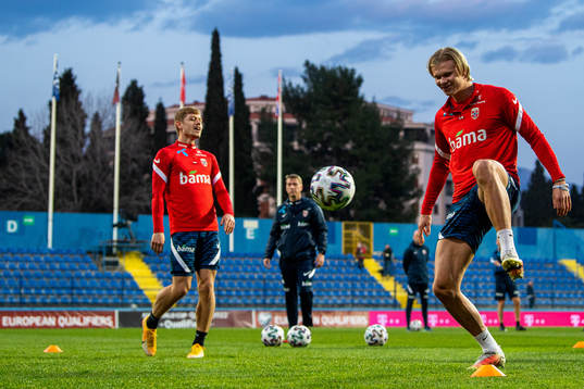 Erling Braut Haaland of the Norwegian national football team