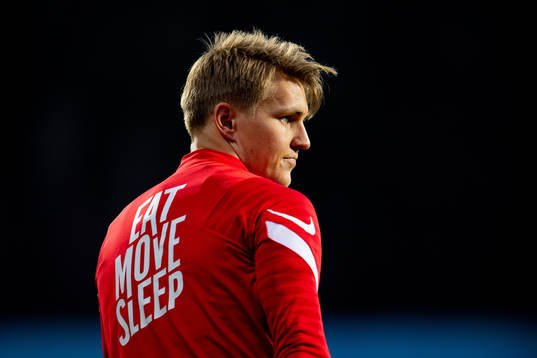 Martin Ødegaard of the Norwegian national football team